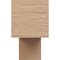 Ekena Millwork 4"W x 24"D x 8"H Thin Chapel Hill Rough Cedar Woodgrain TimberThane Corbel, Primed Tan CORUR04X24X08CHPRCPR - alternate 6